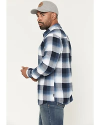 Brothers and Sons Men's Marksman Plaid Print Long Sleeve Button-Down Flannel Shirt