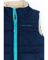 Cody James Toddler Boys' Reversible Puffer Vest