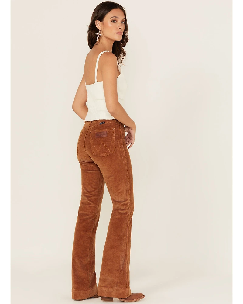 Wrangler Retro Women's Lacey High Rise Corduroy Trouser Jeans