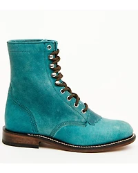 Justin Women's Mclean 7" Lace-Up Roper Boots - Round Toe