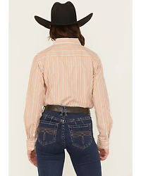 Ariat Women's Malia Striped Print Long Sleeve Button-Down Stretch Western Shirt