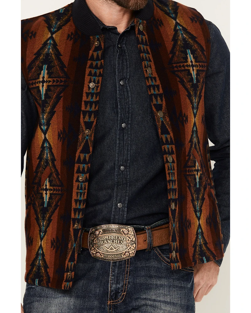 Pendleton Men's Parkdale Multicolor Snap Vest
