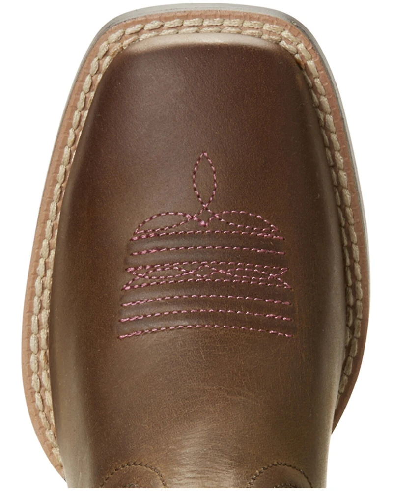 Ariat Girls' VentTEK Quickdraw Serape Western Boots - Broad Square Toe