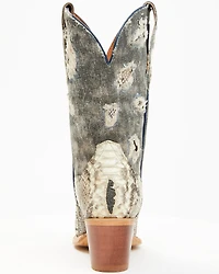 Dan Post Women's Exotic Python Western Boots - Snip Toe