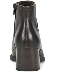 Born Women's Aiken Snakeskin Print Booties - Snip Toe