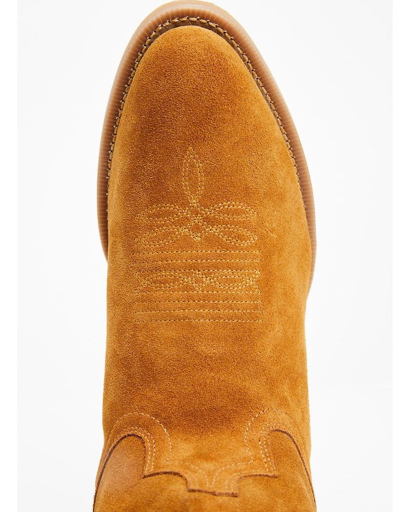 Laredo Men's Larkin Suede Water Resistant Western Boots - Round Toe