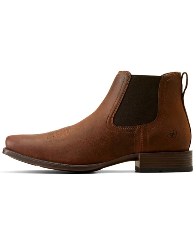 Ariat Men's Booker Ultra Western Chelsea Boots - Broad Square Toe
