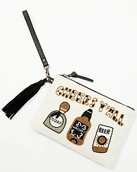 Shyanne Women's Beaded Cheers Y'all Clutch
