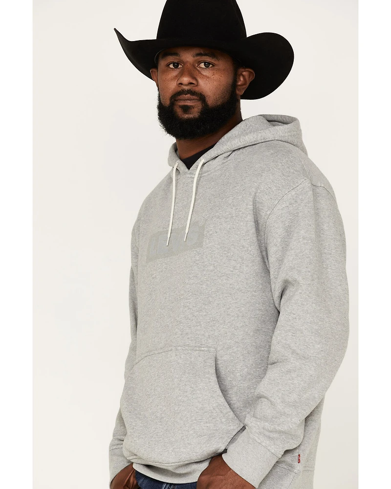 Levi's Men's Box Tab Graphic Logo Hooded Sweatshirt