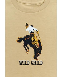 Cody James Toddler Boys' Wild One Short Sleeve Graphic T-Shirt