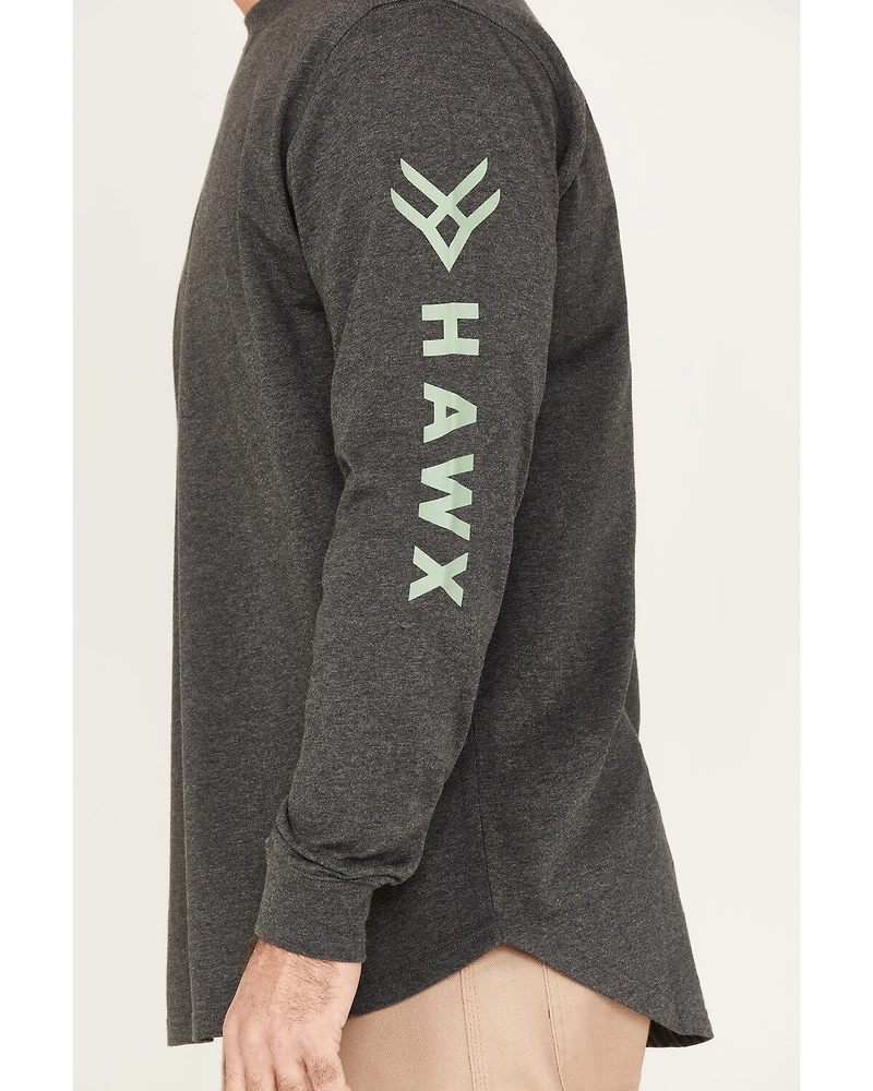 Hawx Men's Logo Graphic Work T-Shirt