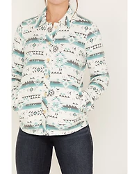 RANK 45® Women's Southwestern Print Quilted Shacket