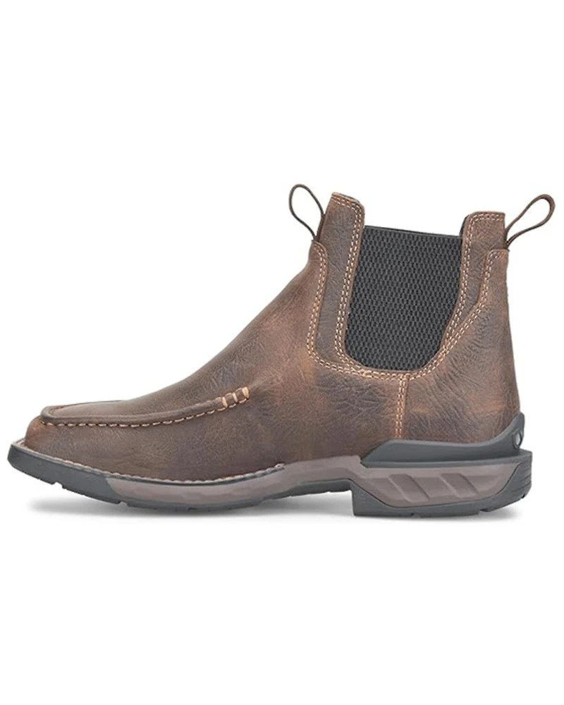 Phantom Rider Men's 6" Romeo Pull-On Ankle Boots - Moc Toe