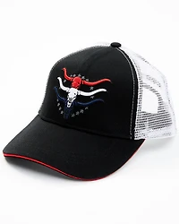 Cody James Men's Americana Steer Head Ball Cap