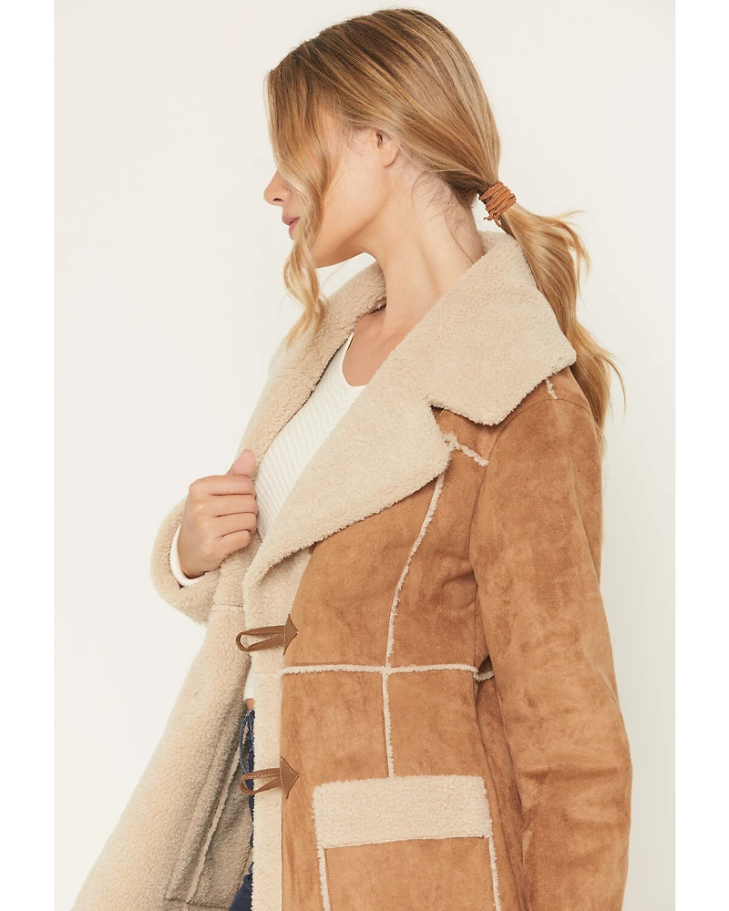 Panhandle Slim Women's Berber Lined Microsuede Coat