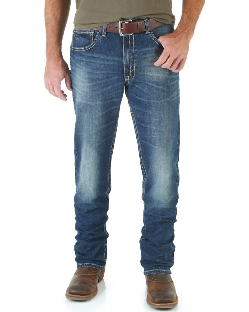 Wrangler 20X Men's Midland 42 Vintage Slim Bootcut Jeans