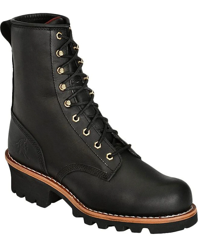 Chippewa Men's 8" Logger Boots - Steel Toe