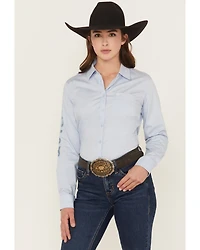 Ariat Women's Team Kirby Embroidered Long Sleeve Button-Down Stretch Western Shirt