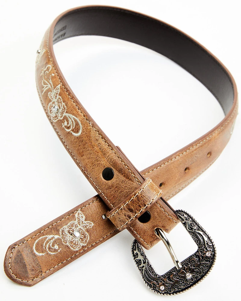 Shyanne Girls' Little Lasy Floral Western Belt