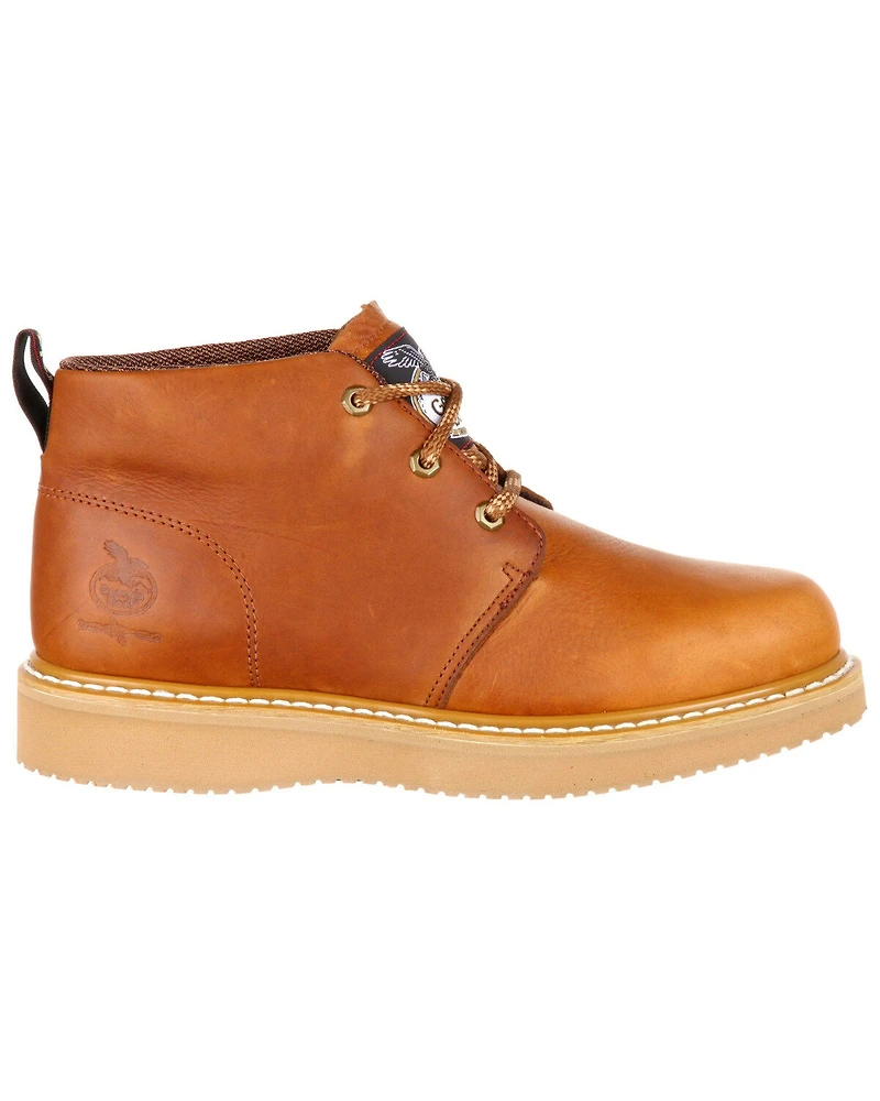 Georgia Boot Men's Wedge Chukka Work Shoes - Composite Toe
