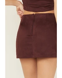 Shyanne Women's Faux Suede Mini Skort