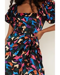 Show Me Your Mumu Women's Danielle Mosaic Print Mini Dress