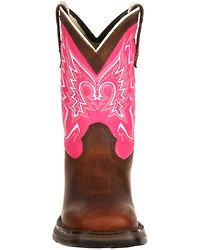Durango Girls' Let Love Fly Western Boots - Square Toe