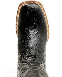 Tanner Mark Women's Mendocino Tooled Western Boots - Broad Square Toe