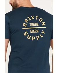 Brixton Men's Oath Logo Short Sleeve Graphic T-Shirt