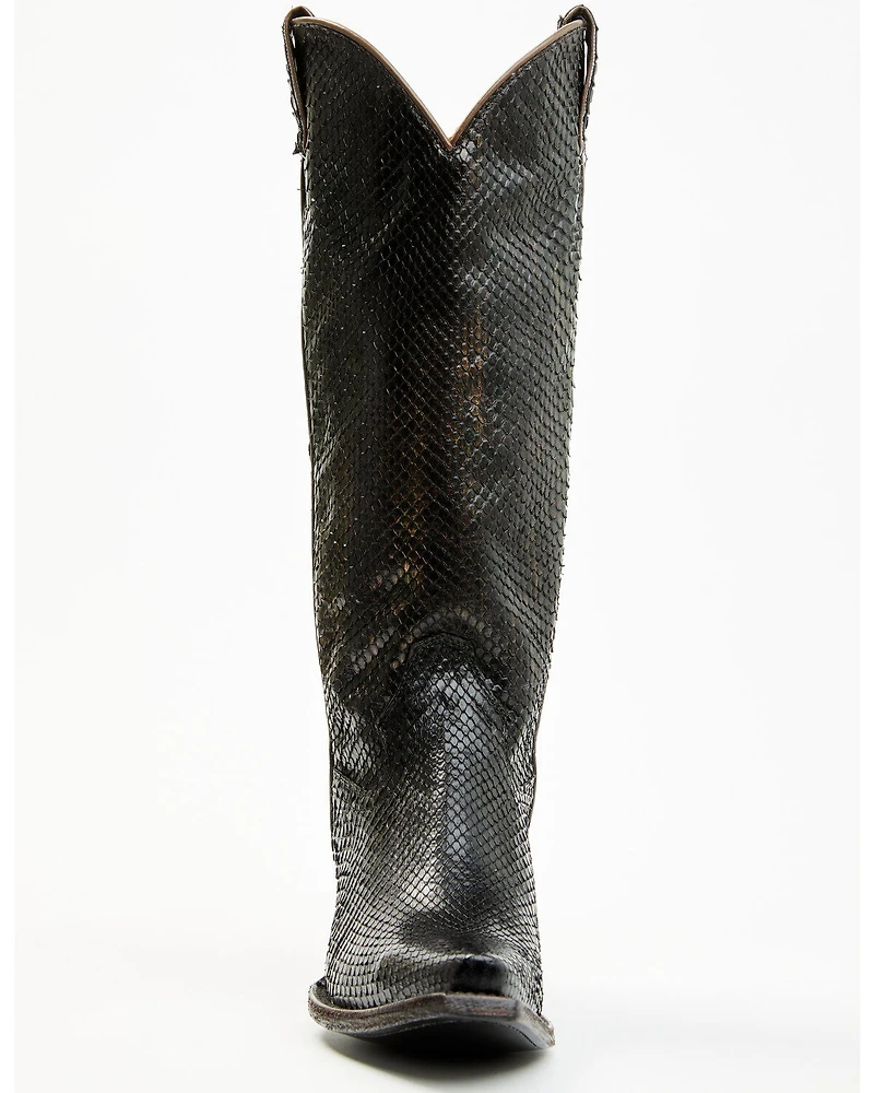 Idyllwind Women's Slay Exotic Python Tall Western Boots - Snip Toe