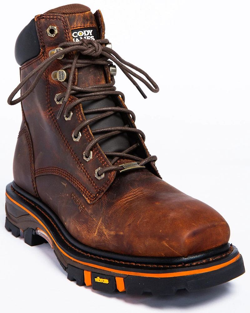 Cody James Men's 8" Decimator Work Boots - Nano Composite Toe