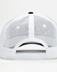 RANK 45® Men's Embroidered Flag Logo Mesh-Back Ball Cap