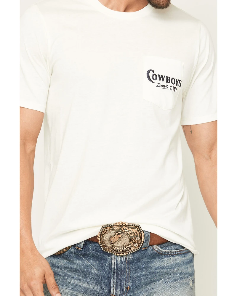 Sendero Provisions Men's Cowboys Don't Cry Short Sleeve Graphic T-Shirt