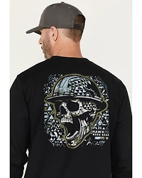 Hawx Men's FR Scream Long Sleeve Graphic Work T-Shirt