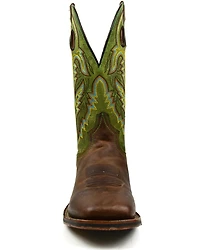 Dan Post Men's Leon Crazy Horse Performance Leather Western Boot - Broad Square Toe