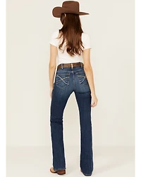 Ariat Women's Jessica Dark Wash High Rise Bootcut Stretch Denim Jeans