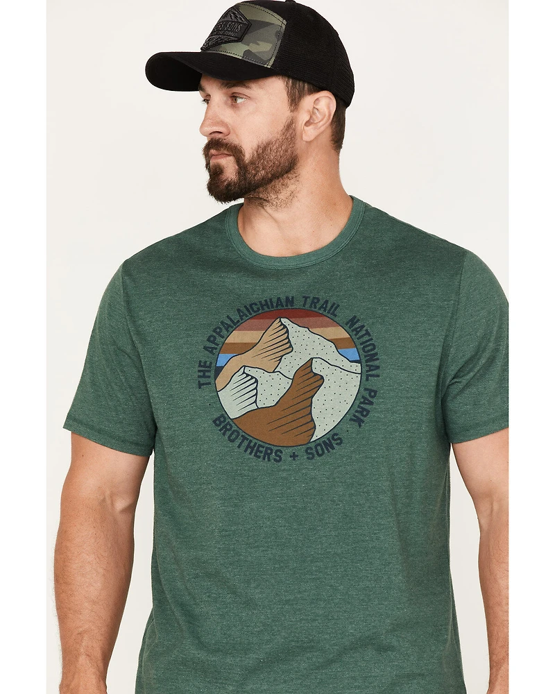 Brothers and Sons Men's Appalachian Trail National Park Graphic T-Shirt