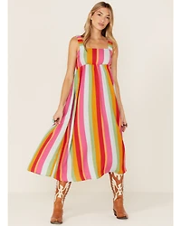 Show Me Your Mumu Women's Multi Fling Midi Dress