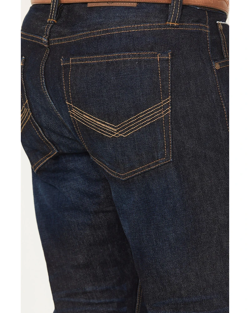 Cody James Men's Tucson Wash Jackson Slim Straight Selvedge Rigid Denim Jeans
