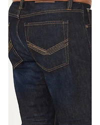 Cody James Men's Tucson Wash Jackson Slim Straight Selvedge Rigid Denim Jeans