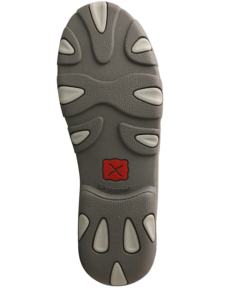Twisted X Women's Tooled Boat Shoes - Moc Toe