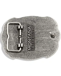Montana Silversmiths Men's John Deere Scalloped Duo Belt Buckle