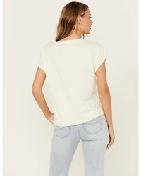 Cleo + Wolf Women's Let The Good Times Roll Seamed Short Sleeve Graphic Tee