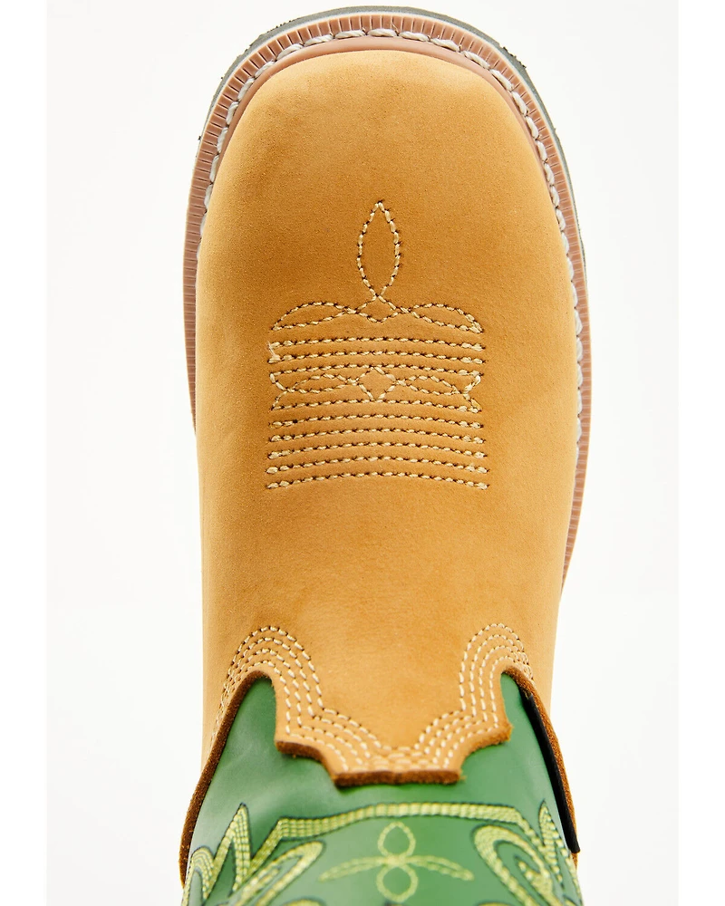 Skechers X John Deere Boys' Rowood Boulder Valley Waterproof Boots - Round Toe
