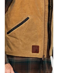 Outback Trading Co. Men's Sawbuck Oilskin Zip-Up Vest