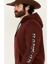 RANK 45® Men's Striped Logo Hooded Sweatshirt