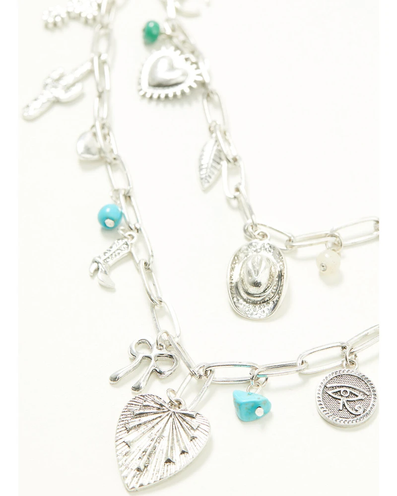 Shyanne Women's Charm Layered Necklace