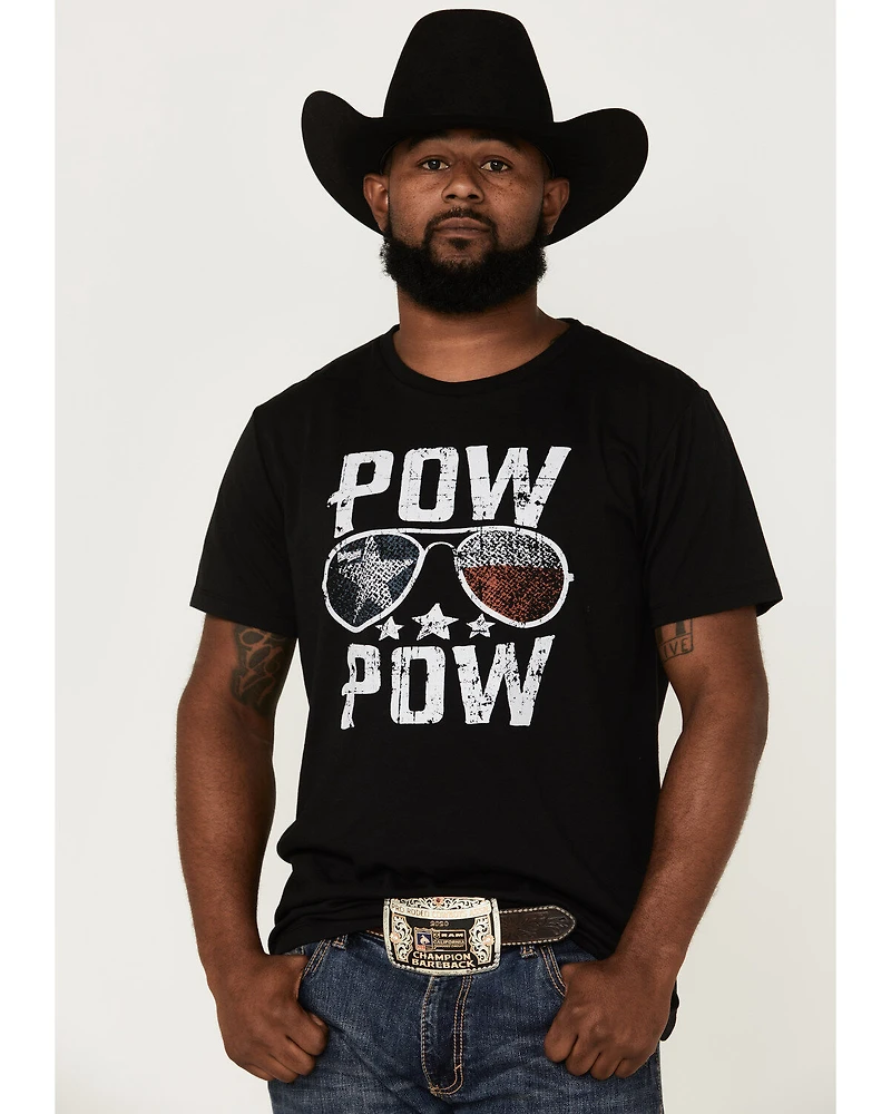 Dale Brisby Men's Pow Sunglasses Graphic Short Sleeve T-Shirt