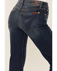 7 For All Mankind Women's Medium Melrose Tailorless Dojo Trouser Leg Jeans