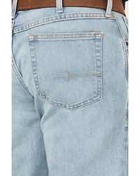 Ariat Men's Rebar M4 Light Wash Shoreline Straight Durastretch Denim Jeans